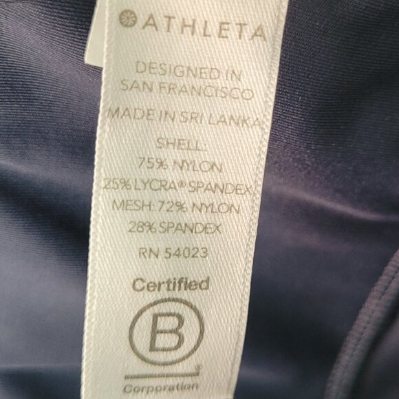 Athleta Lightning Capri/Crop Legging Navy Blue XS 487441 - Picture 9 of 11